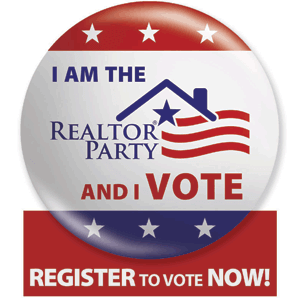 Realtor Party Vote Button