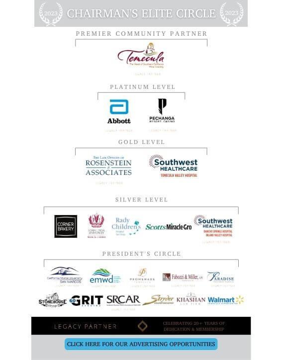 Chairman's Elite Circle Temecula Valley Chamber of Commerce