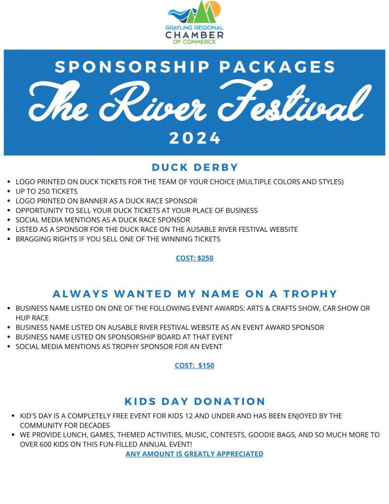 2024 Events Sponsorship Opportunities TRF3