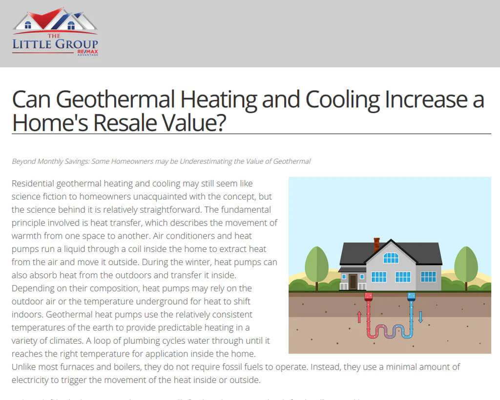geothermal resale value article