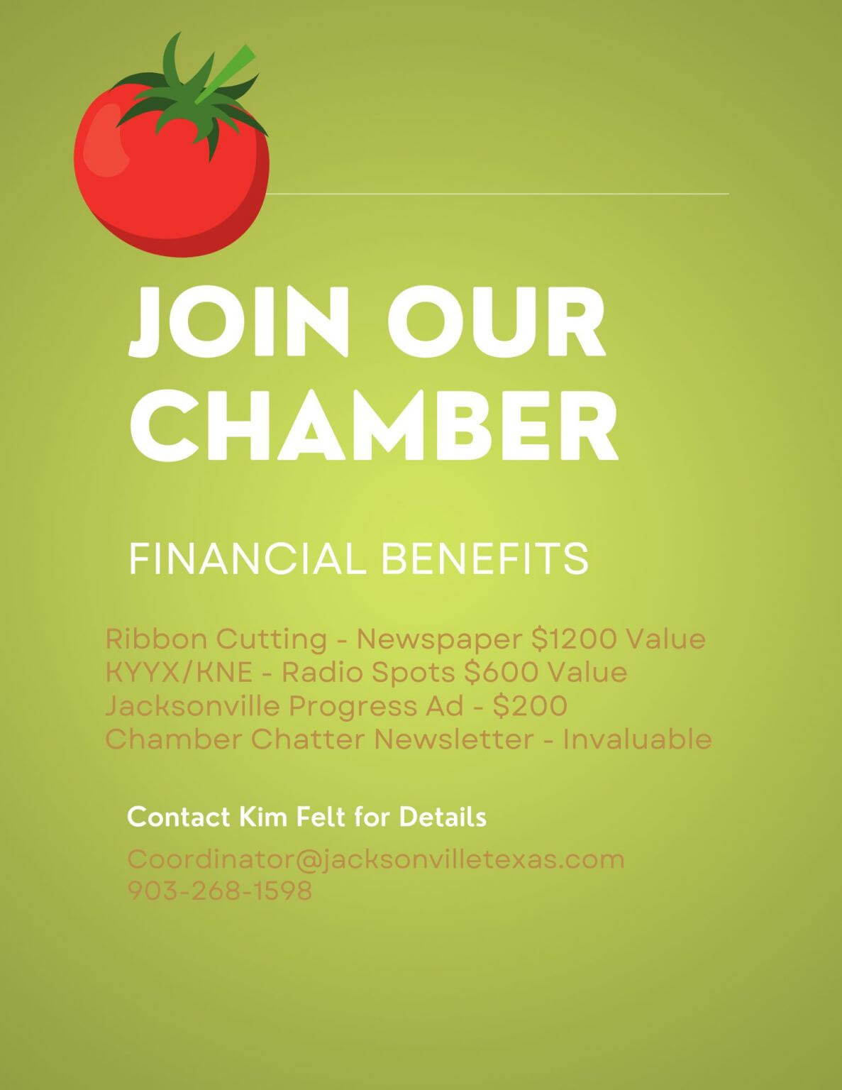 2023 Financial Reasons to Join the Chamber Jacksonville Chamber of