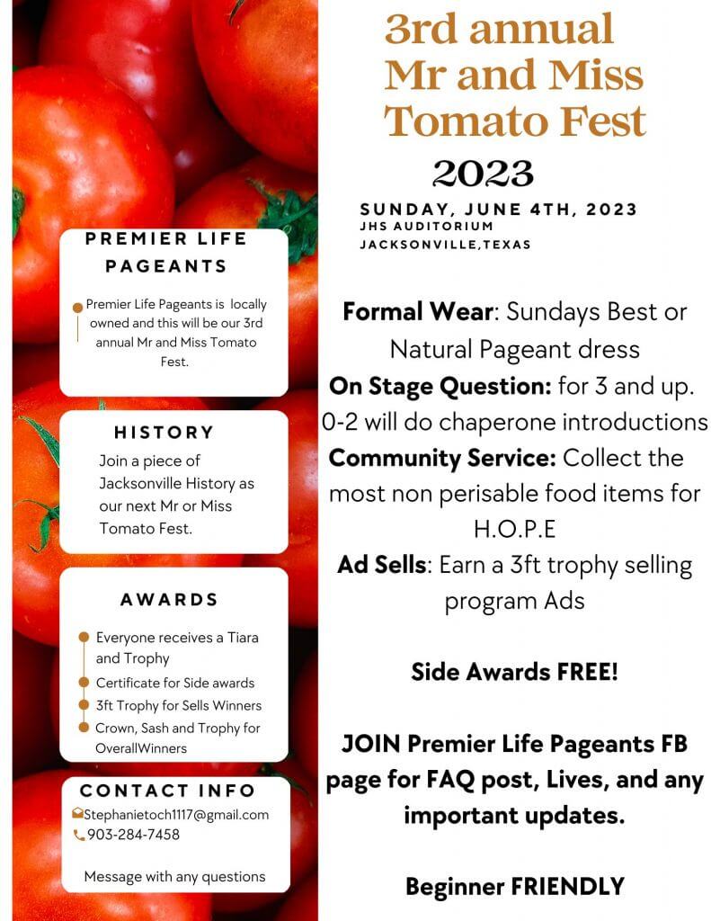 2023 TF Pageant Information