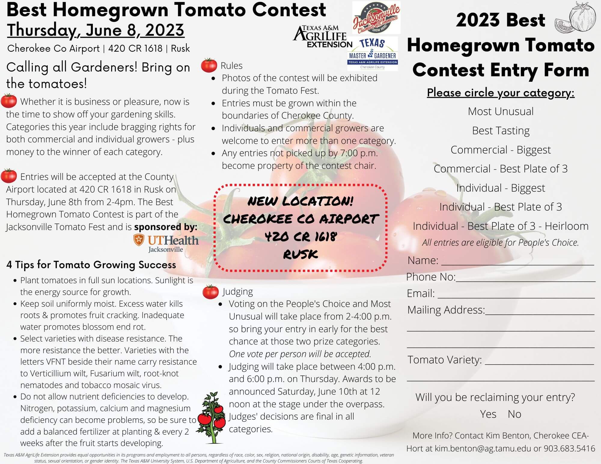 2023 Best Homegrown Tomato Contest Info and Entry Form (1) (002)