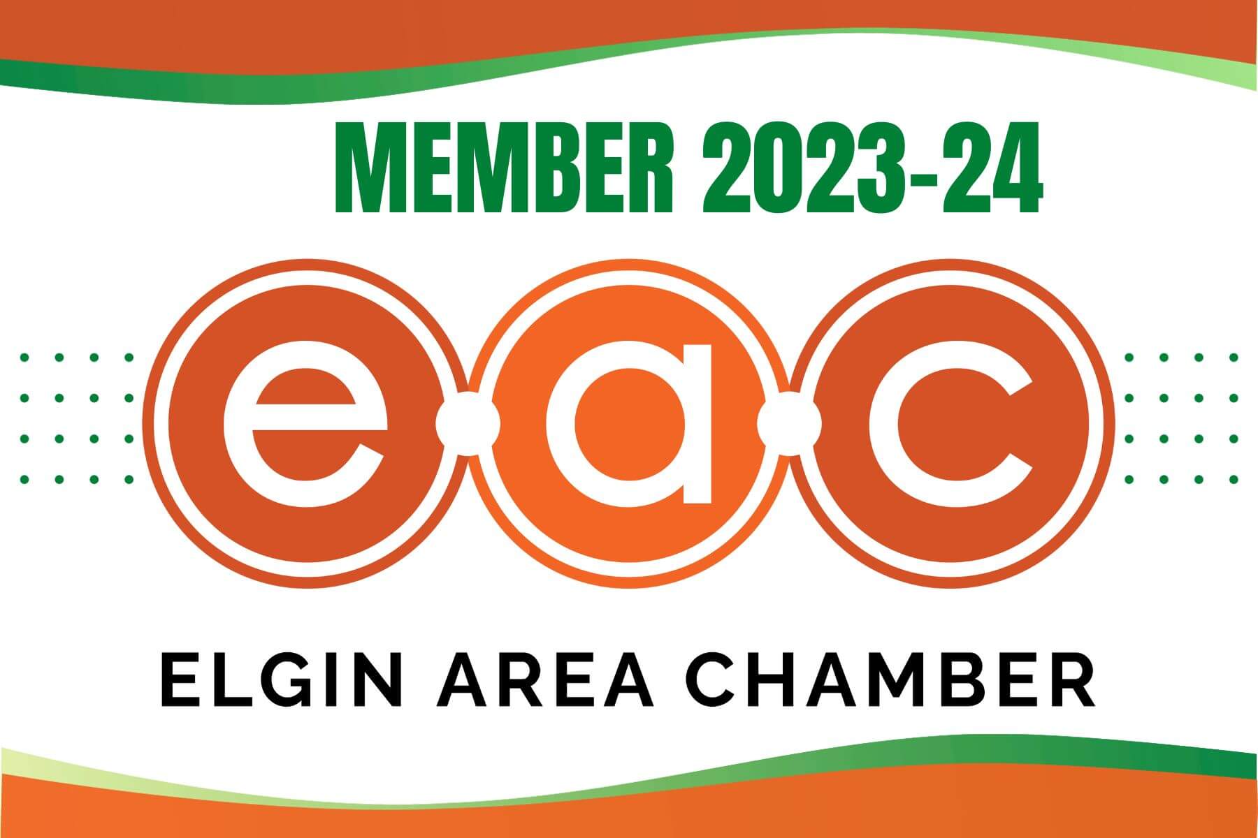 Elgin Area Chamber Member Sticker