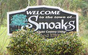 smoaks town sign