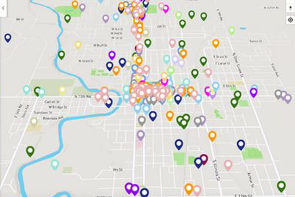 Streator Business Map