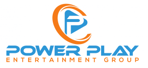 PowerPlay entertainment Logo blue and orange - Final