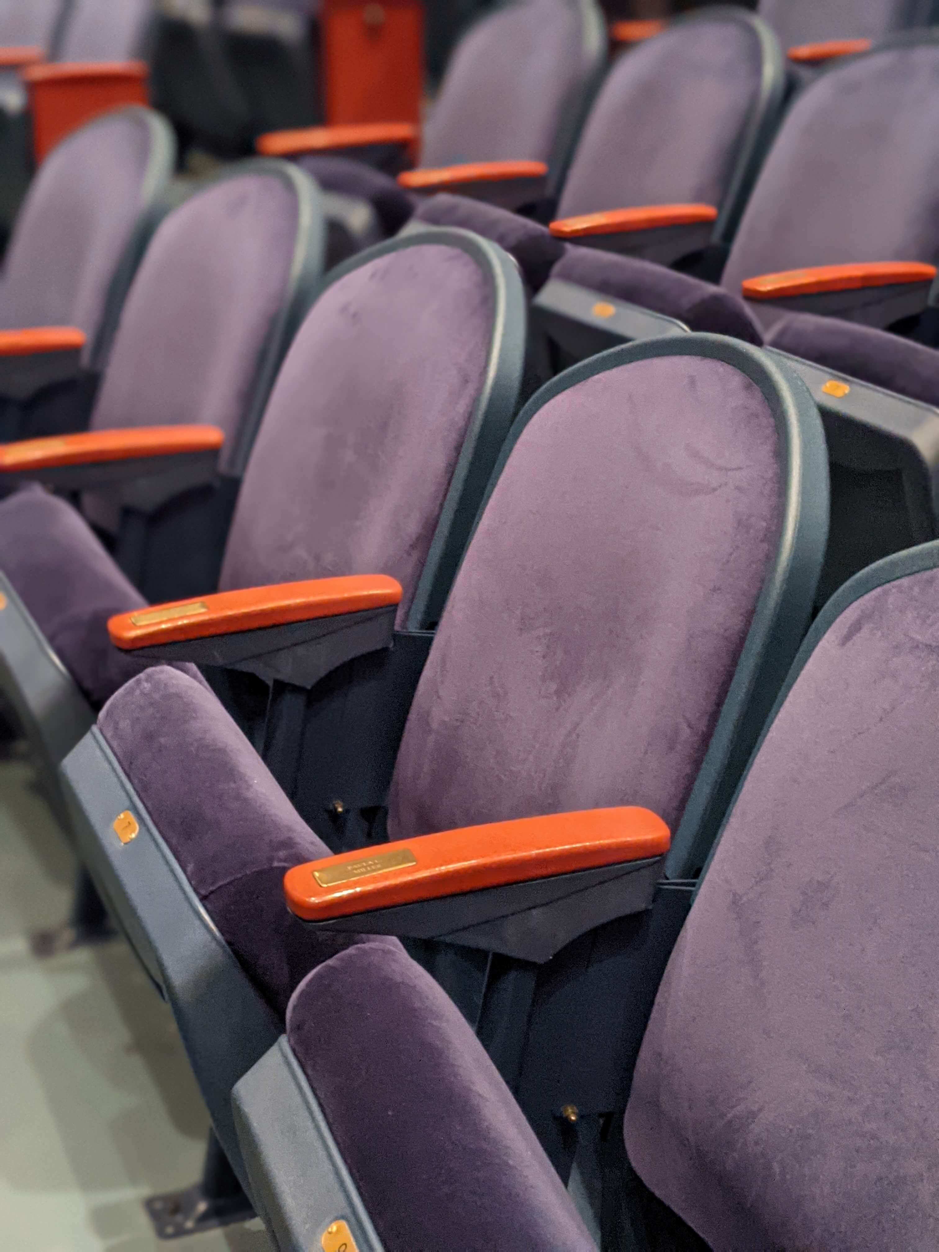 Theater seating in the Lesher Center for the Arts