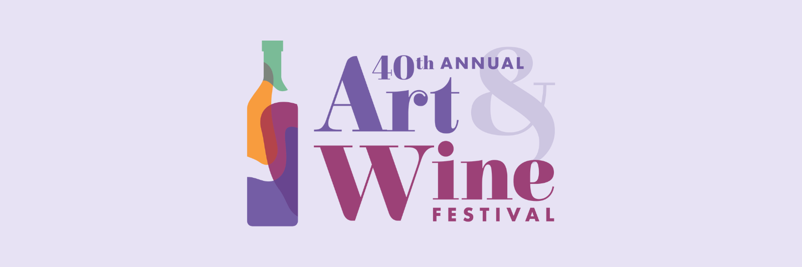 40th Annual Art & Wine Festival Logo
