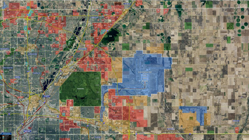 Adams County Aerial Map