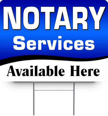 notary services sign