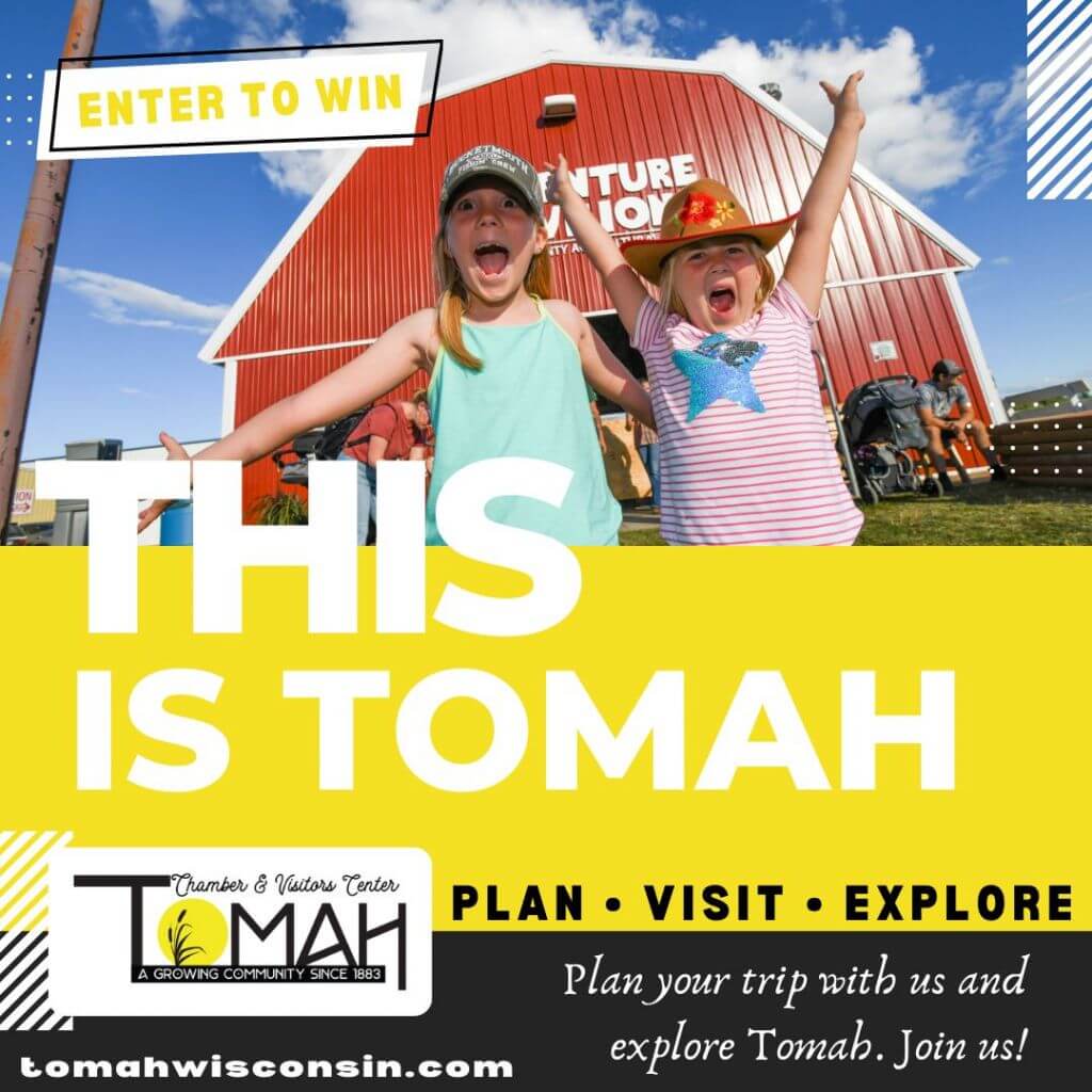 This is Tomah play, visit, explore