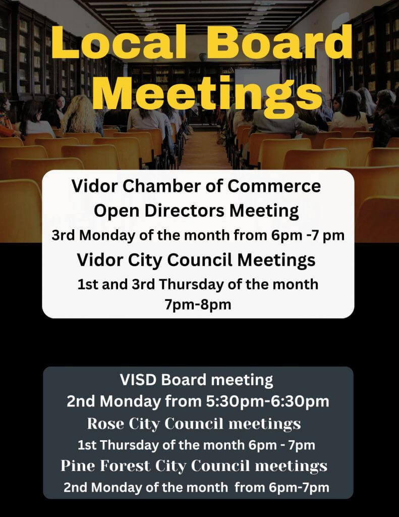 Local Board Meetings
