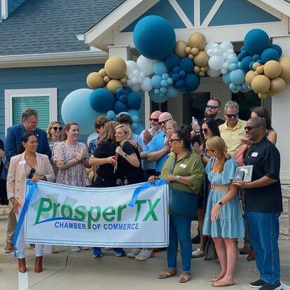 perfectly made Ribbon cutting