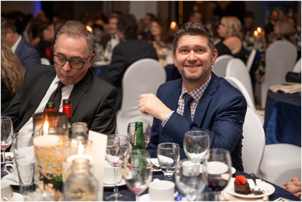 2 men smiling at Barrie Business Awards