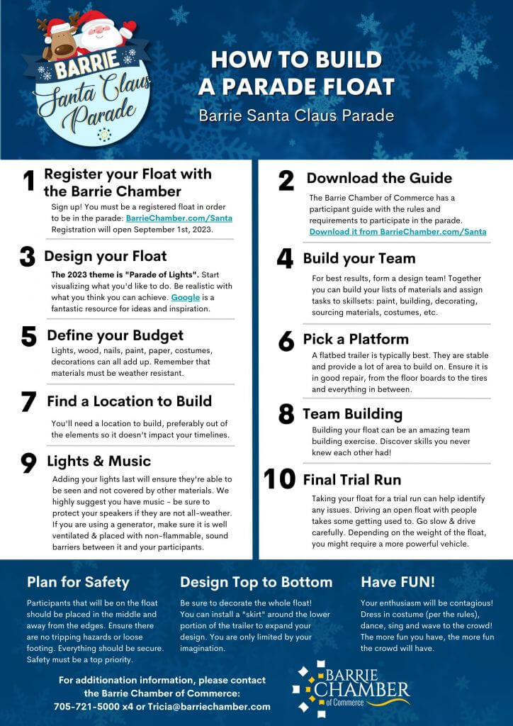 Santa Claus Parade How To Build A Float