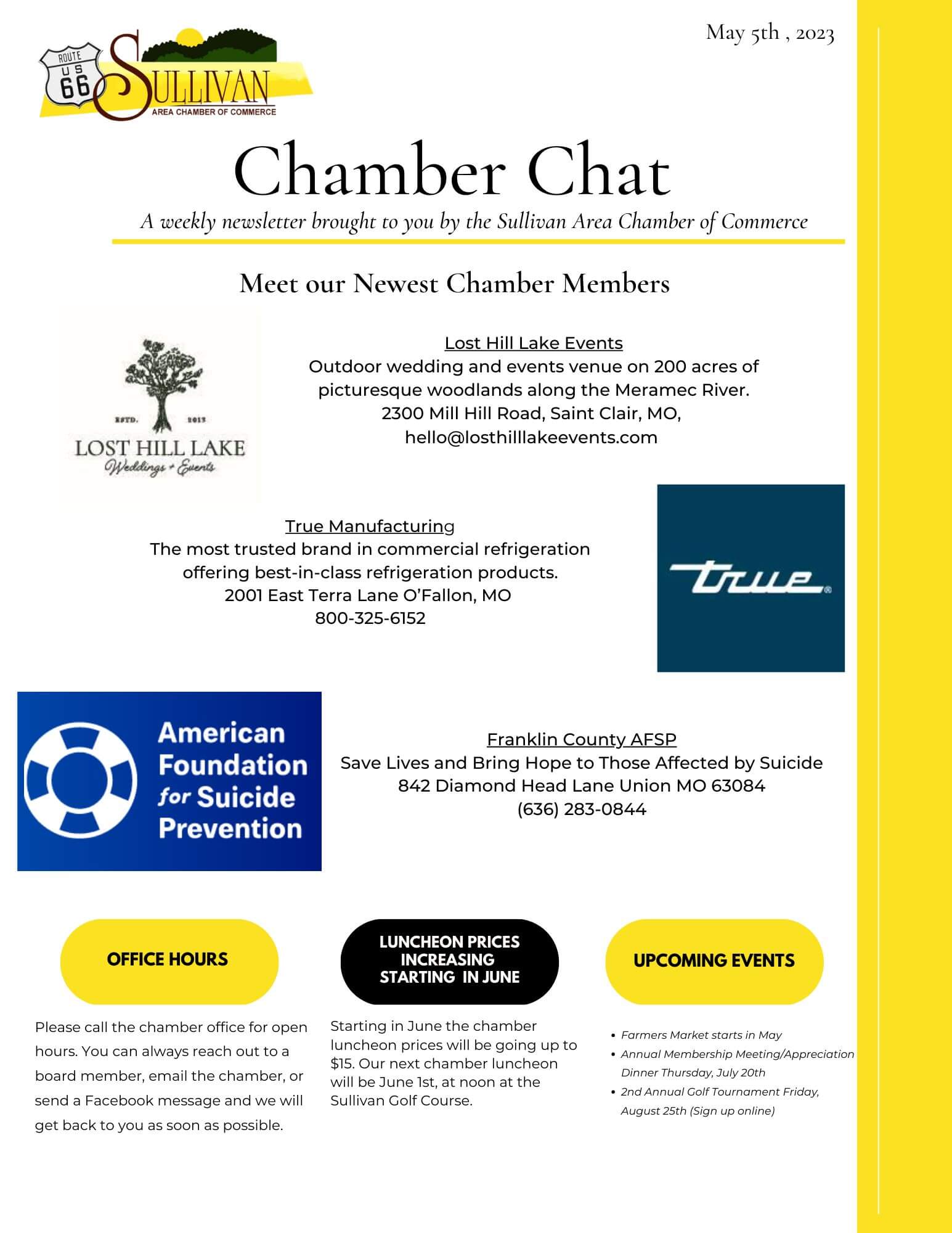 Chamber Chat - Weekly Newsletter