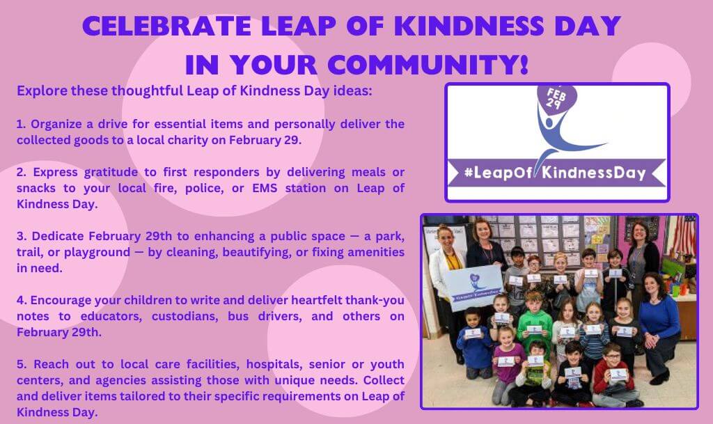 Leap of Kindness Day - Ways to participate