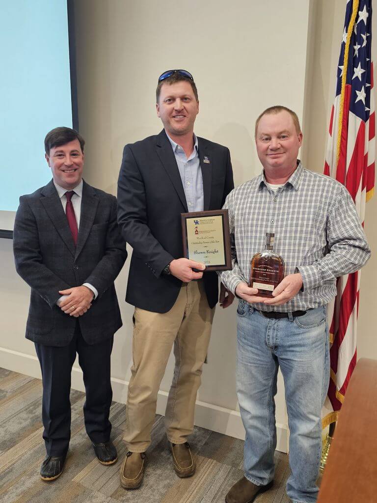 SHAWN KNIGHT
Outstanding Farmer of the Year
Presented by Woodford County Cooperative Extension