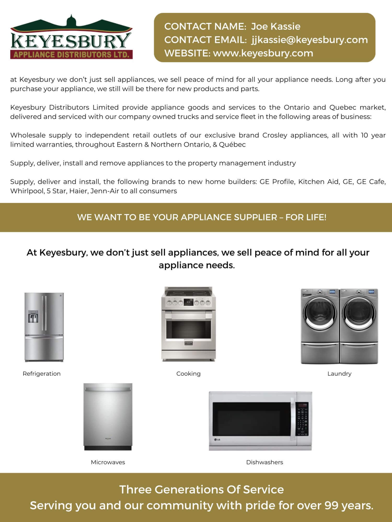 Keyesbury Appliance Distributors