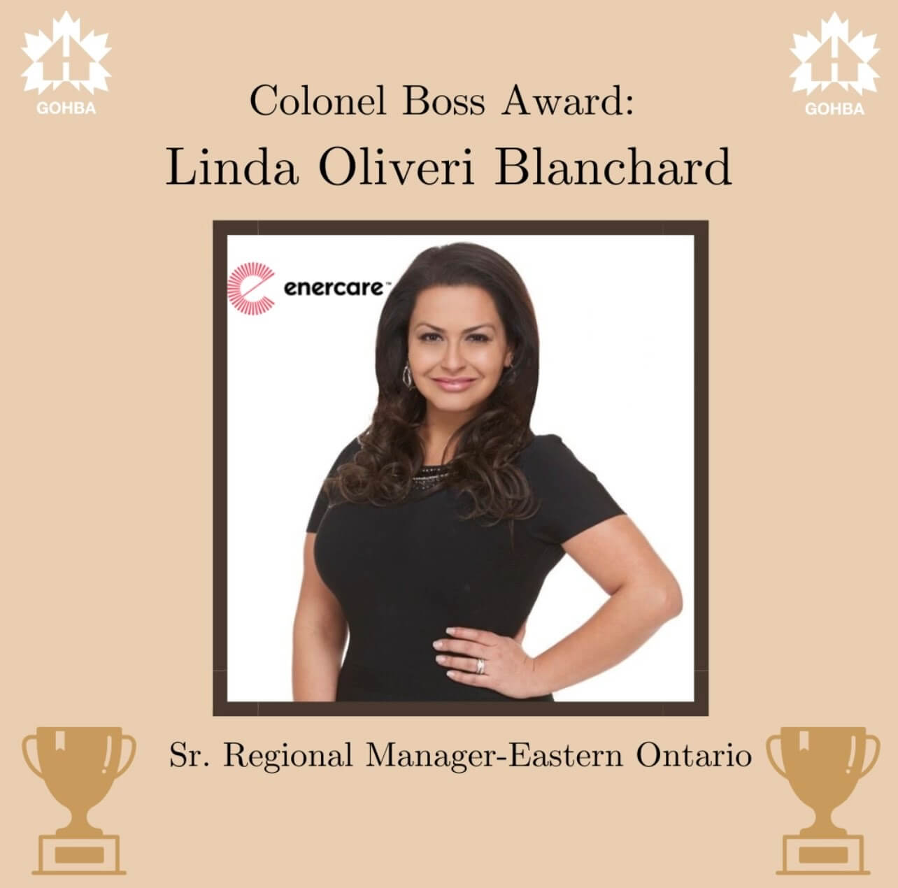 linda colonel boss award