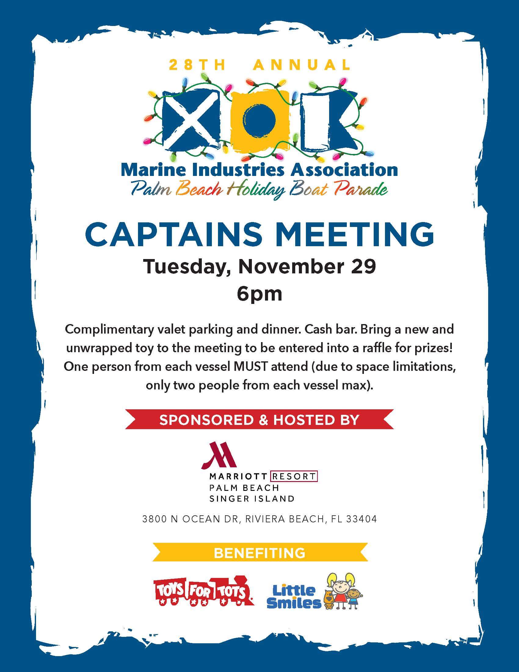 Captains meeting flyer