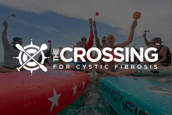 the crossing for cystic fibrosis logo