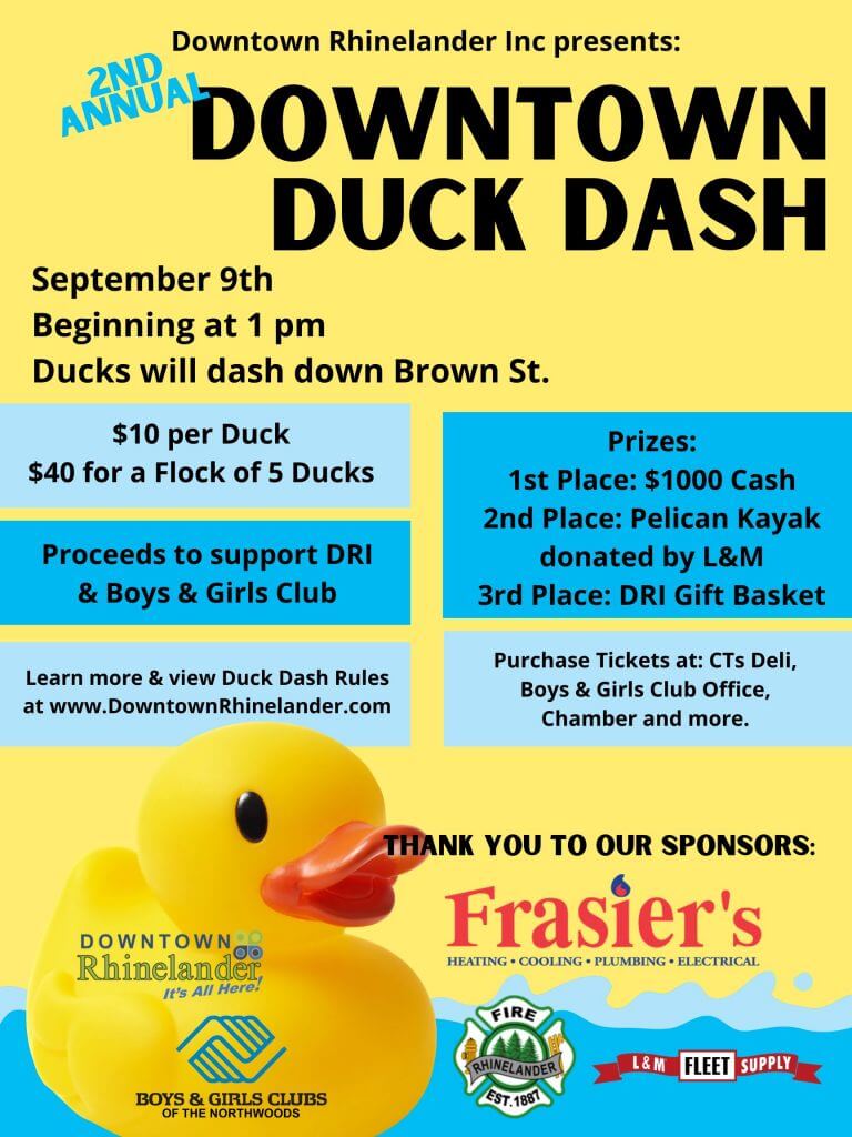 2023 Duck Dash Poster