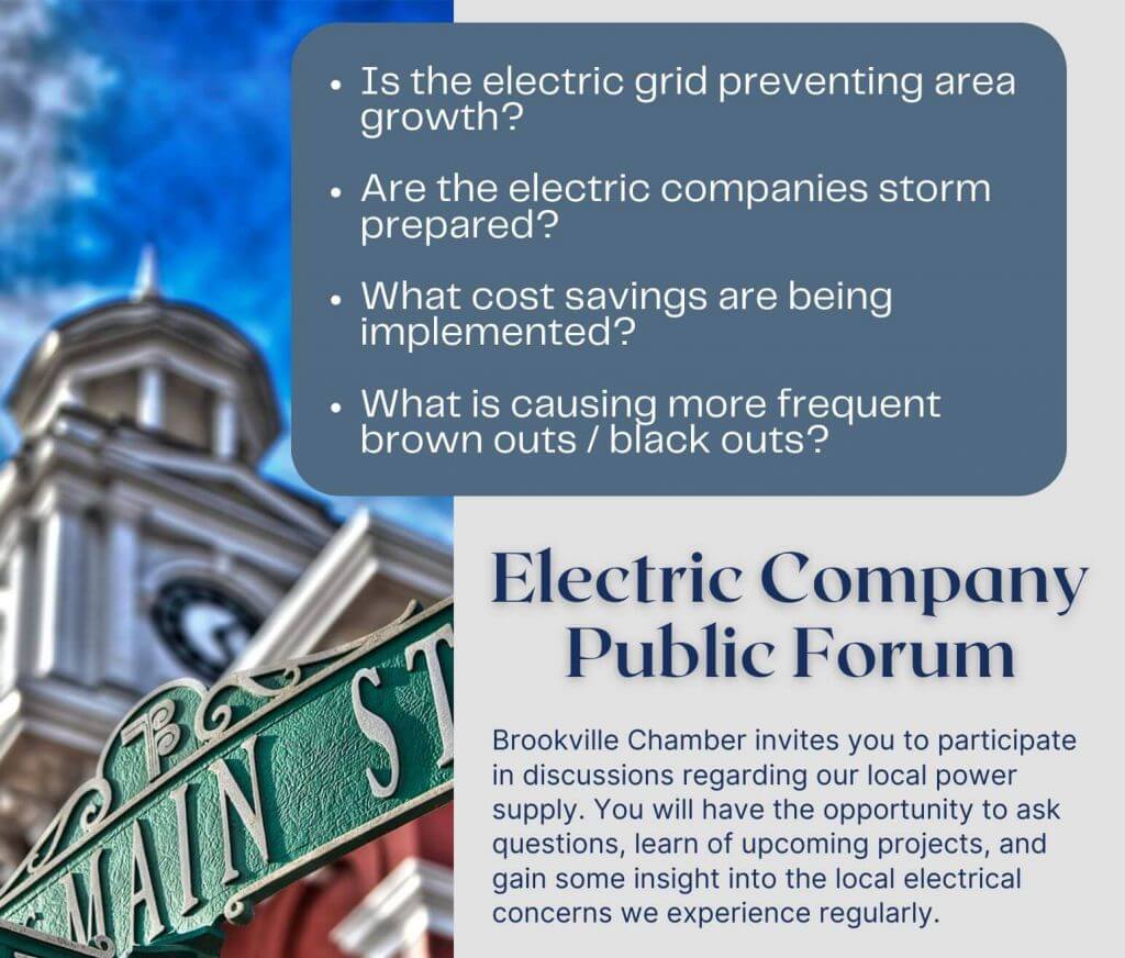 BACC Electric Company Public Forum Flyer
