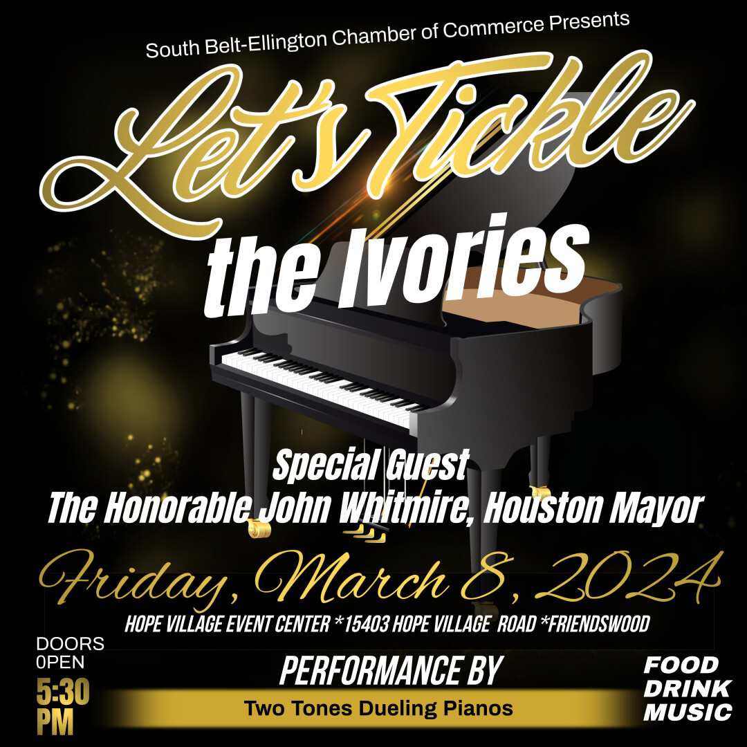 Let's Tickle the Ivories Gala Invitation