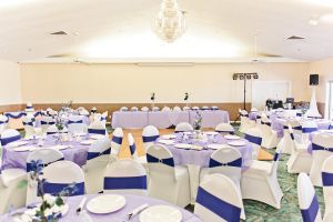 Wedding reception held at Riverside Pavilion