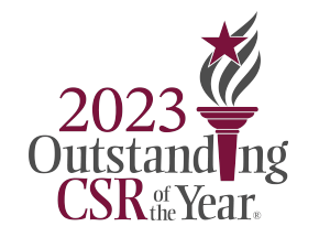 2023 outstanding csr of the year logo