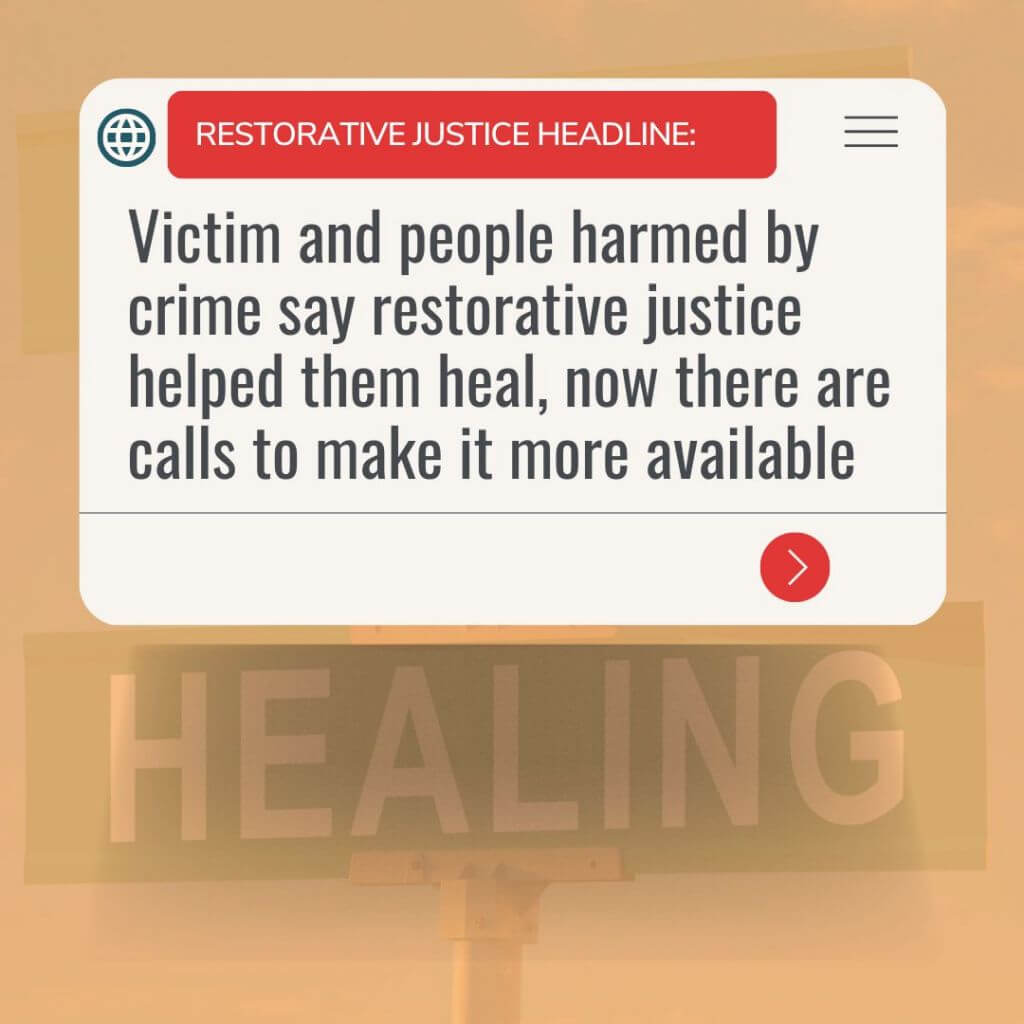 restorative justice headline graphic