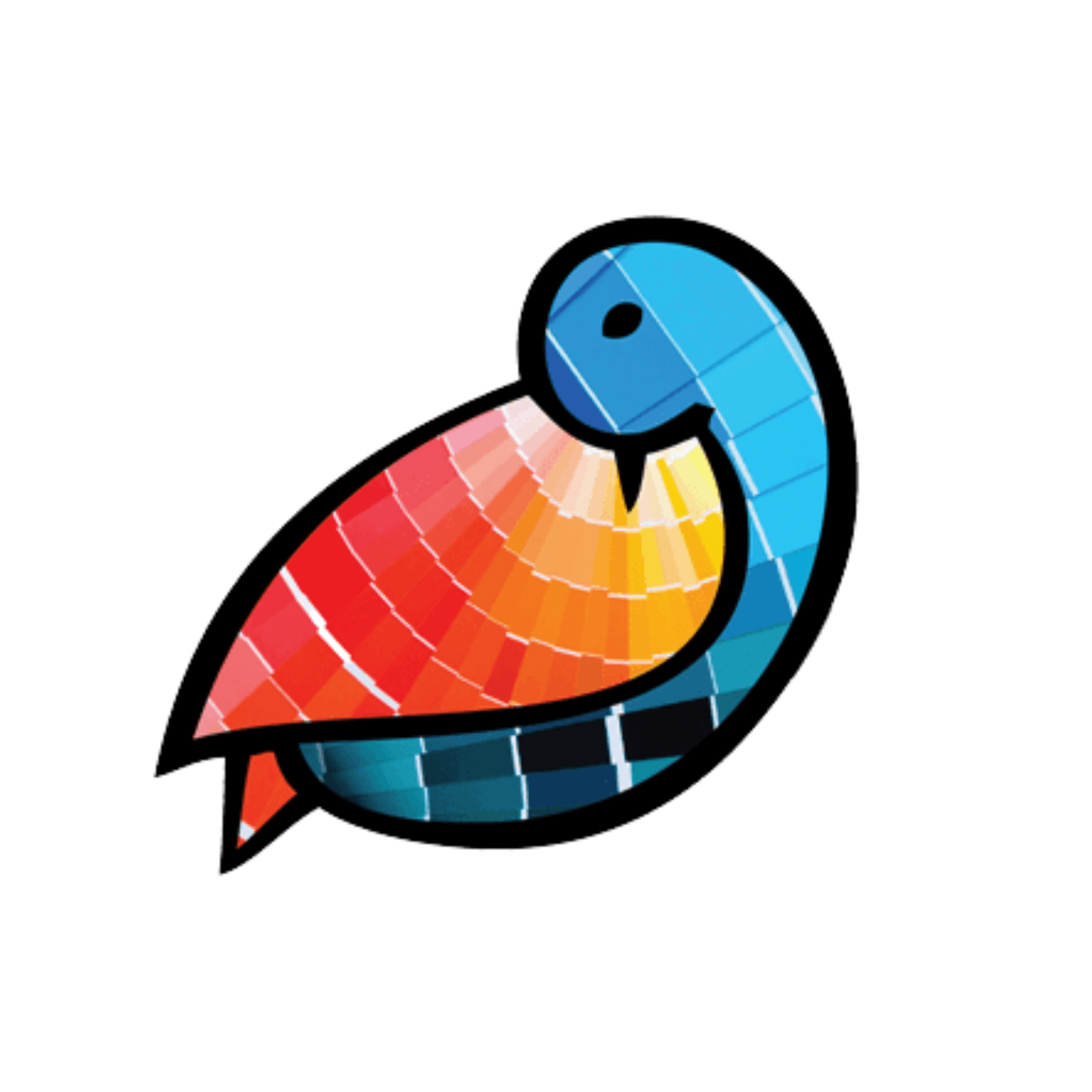 colorful bird graphic
