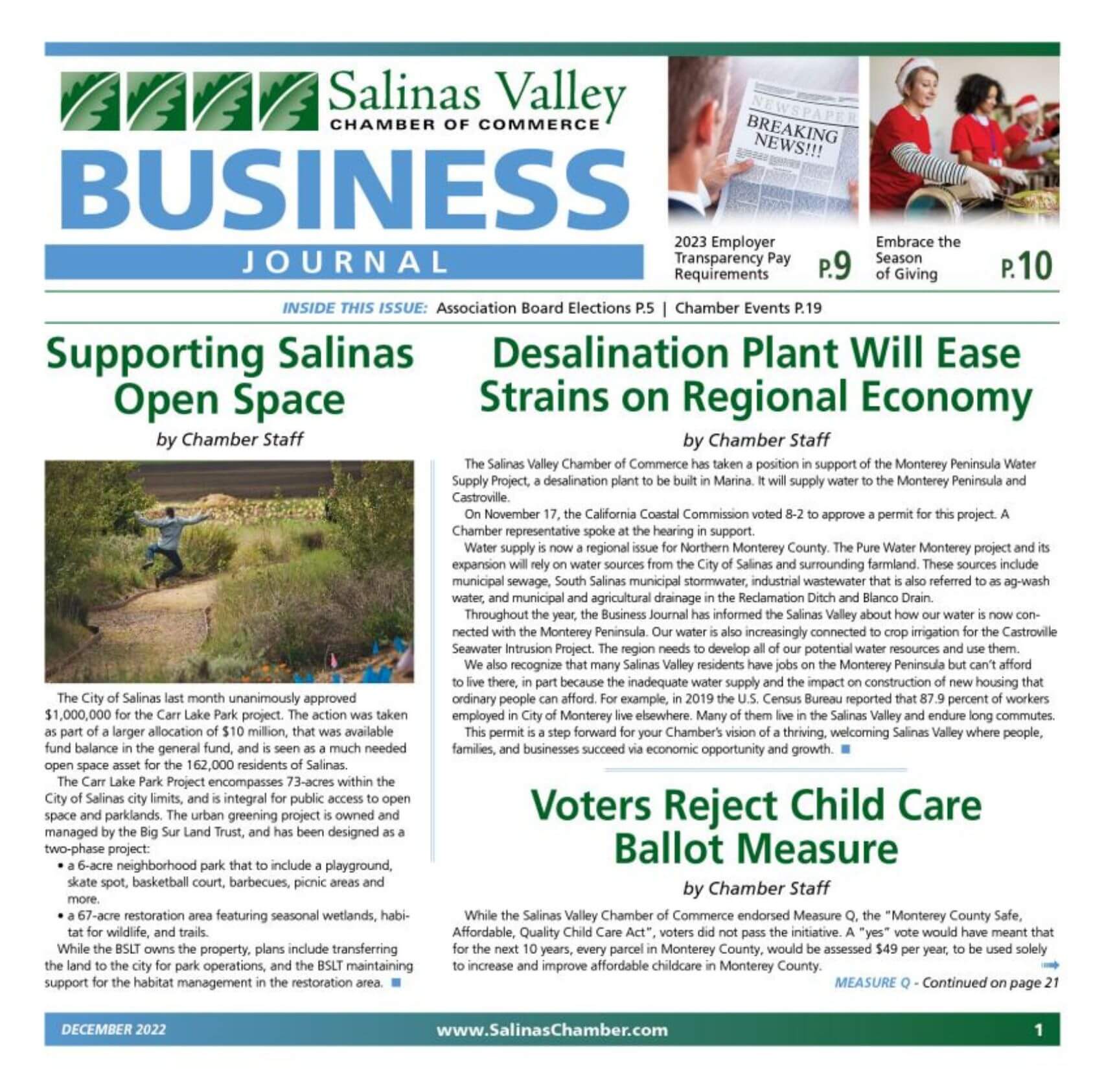 salinas valley business journal