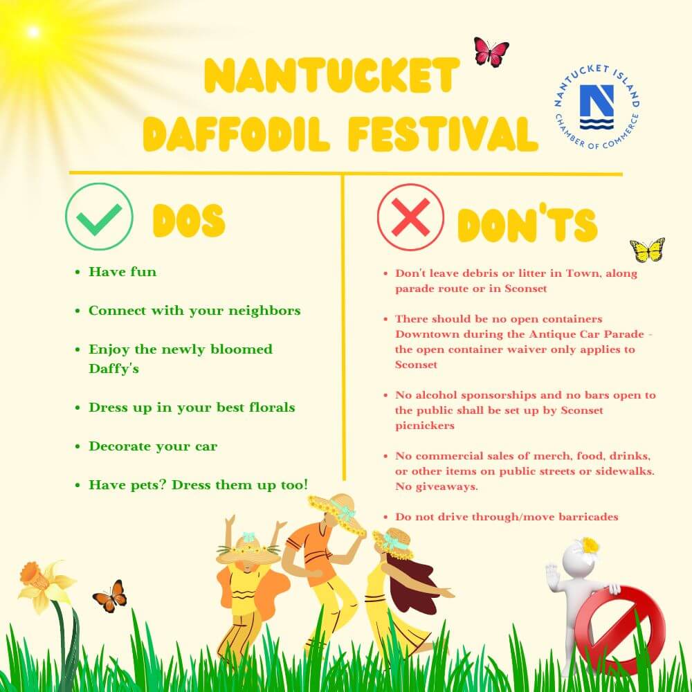 daffodil festival dos and don'ts