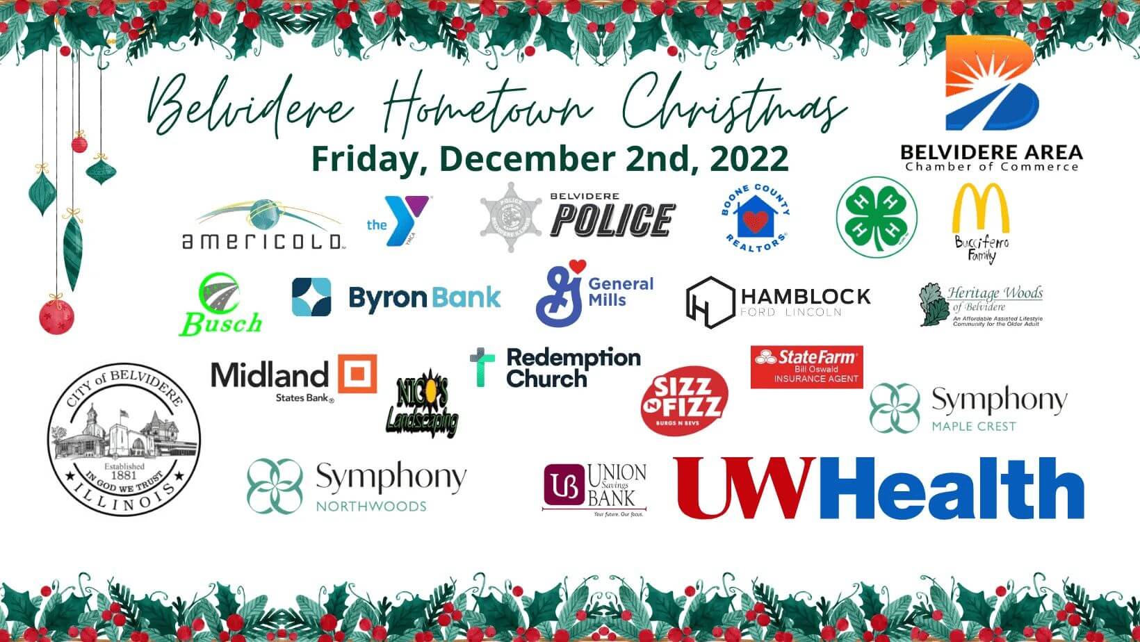 2022 Hometown Christmas Belvidere Chamber of Commerce