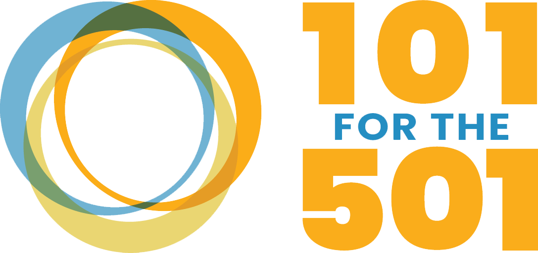 101 for the 501 logo