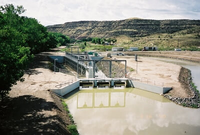 The Recovery Program installed a fish screen at the Redlands Water and Power Company canal on the Gunnison River to prevent entrainment of endangered fish.