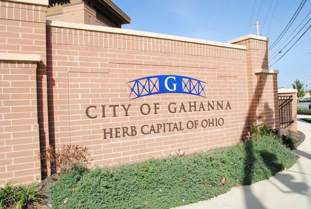 city of gahanna sign