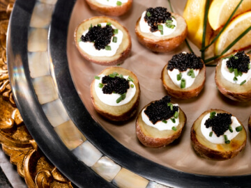 New Potatoes With Caviar