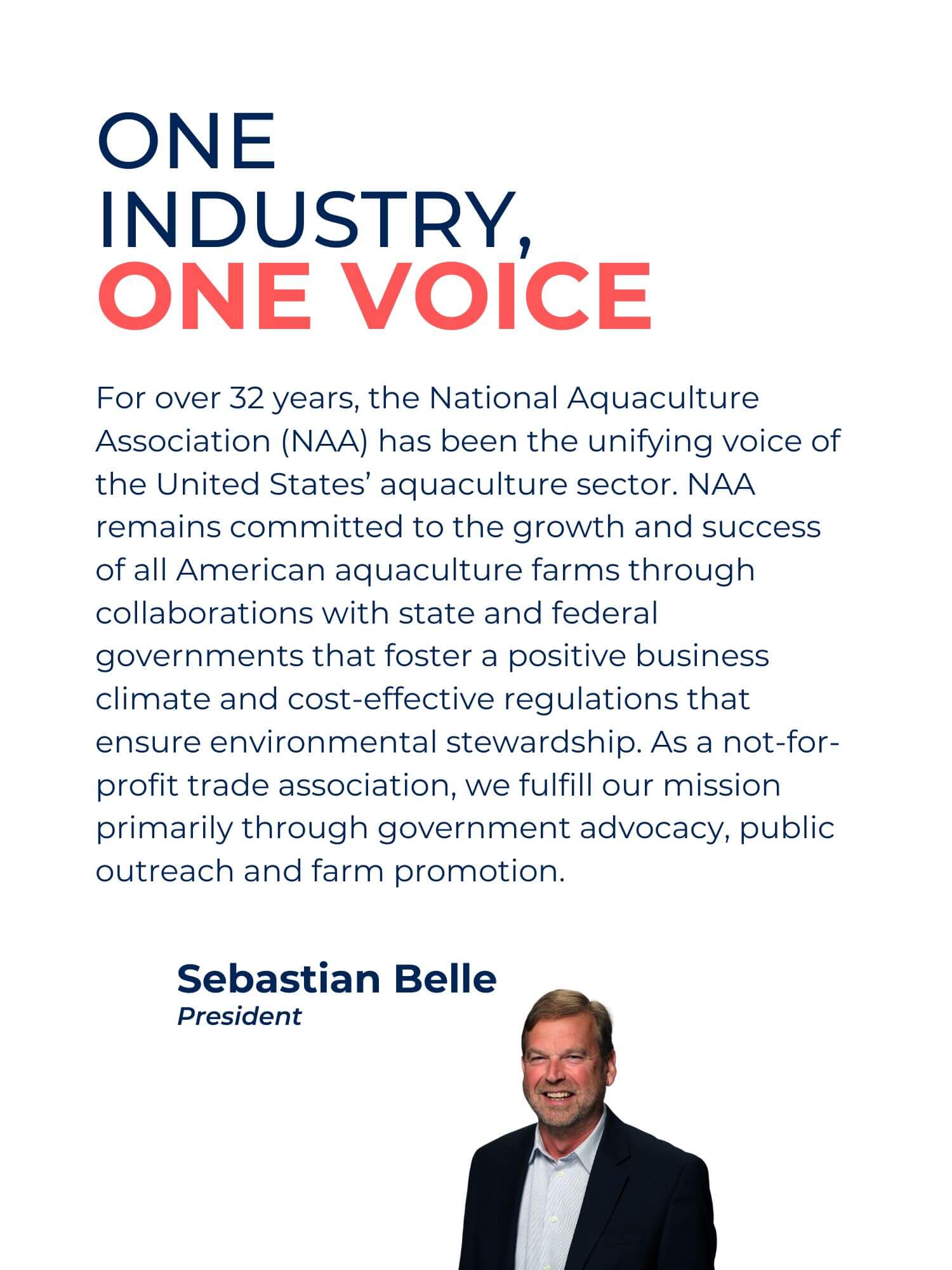 One industry, one voice