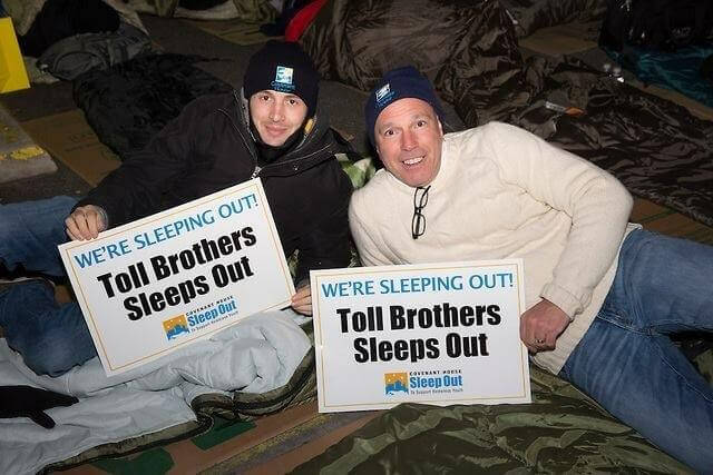 Community Service Toll Sleepout