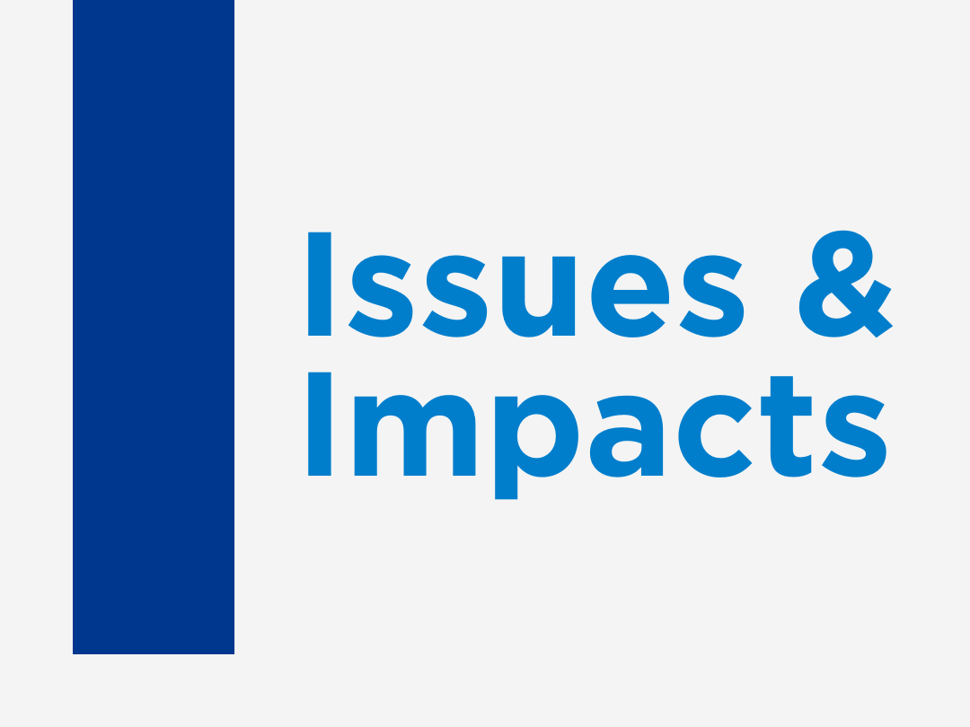 Issues &amp; Impacts logo - 4x3