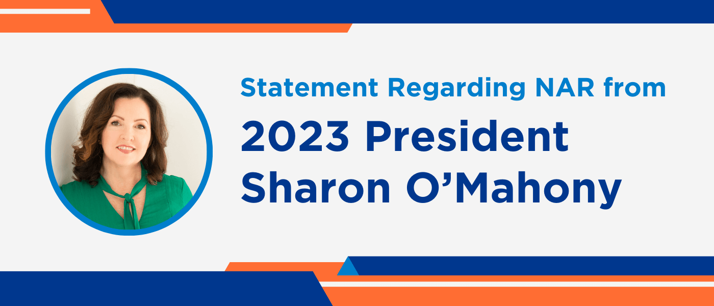 President Statement Regarding NAR 1400 x 600