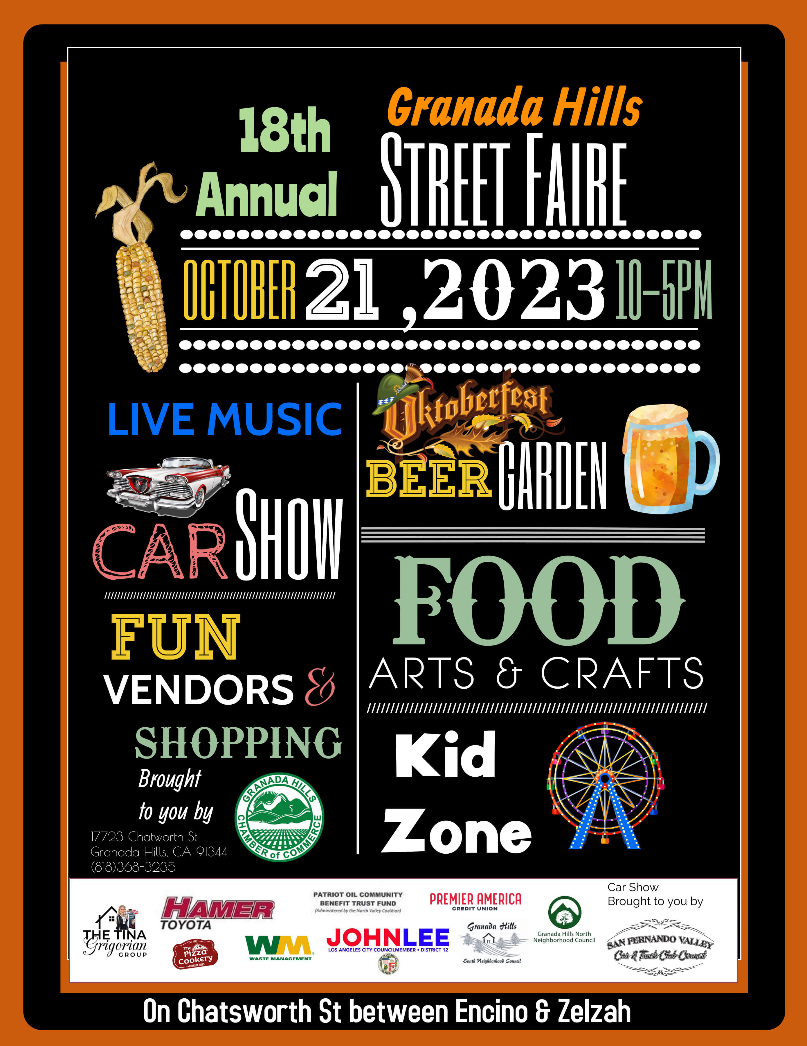 Street Faire 2023 flyer