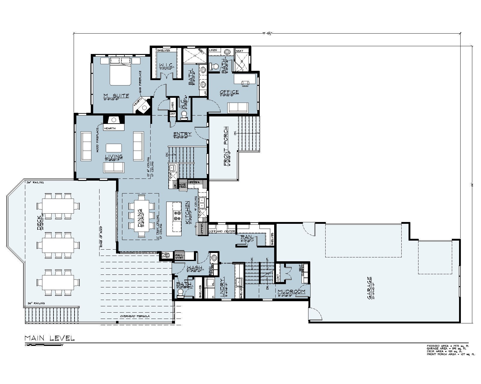 MAIN LEVEL FLOOR PLAN MAIN LEVEL FLOOR PLAN