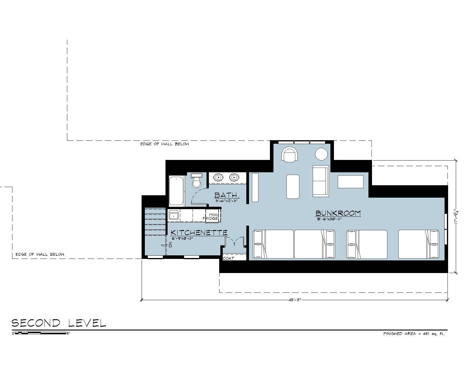 SECOND LEVEL FLOOR PLAN SECOND LEVEL FLOOR PLAN
