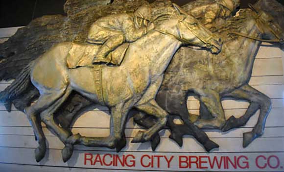 Racing City Brewery sign