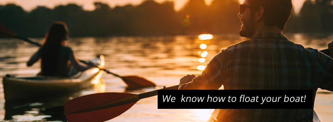 evening kayakers